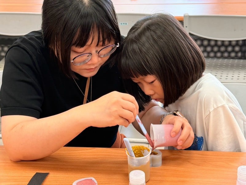 鑄強國小「再生石泥」親子DIY體驗 社區有愛陪伴不孤單